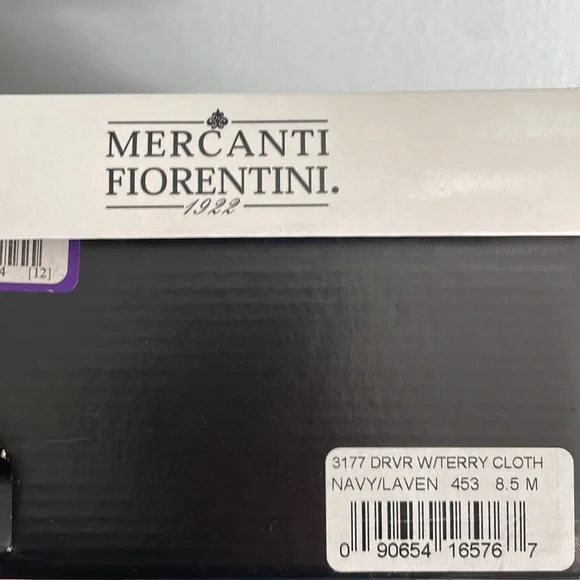 Mercanti Fiorentini Navy & Lavender Driving Moccasin - Picture 9 of 9